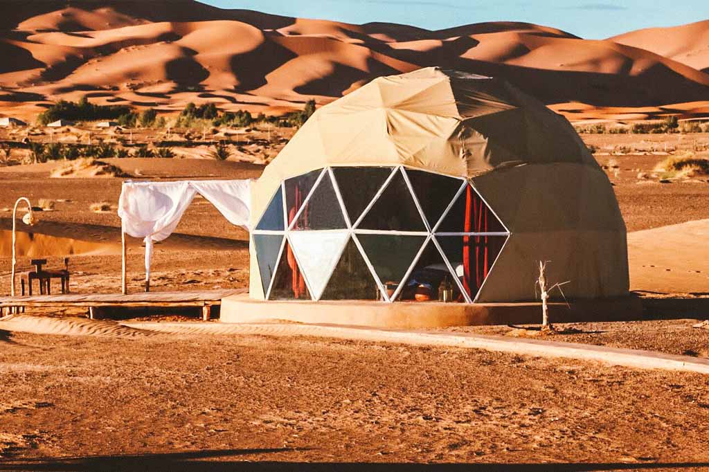 Campamento de lujo en el desierto de Merzouga